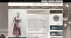 Desktop Screenshot of leopoldine-fashion.de